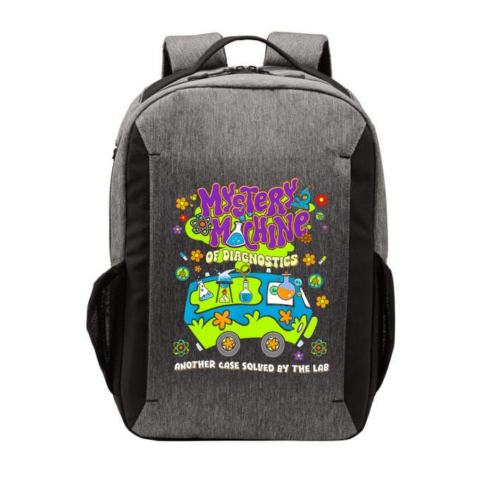 Mystery Machine Of Diagnostics Lab Week 2025 Med Lab Tech  Vector Backpack