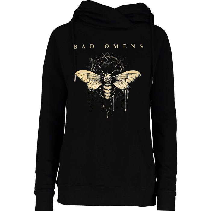 Moth Womens Funnel Neck Pullover Hood