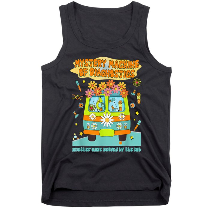  Mystery Machine Of Diagnostics Lab Tech Lab Week 2025 Tank Top