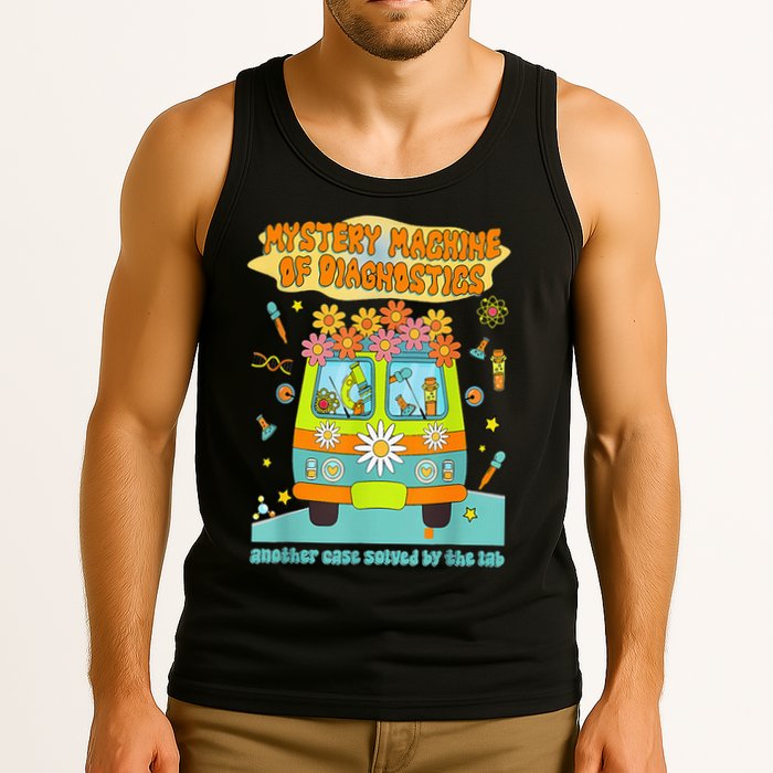  Mystery Machine Of Diagnostics Lab Tech Lab Week 2025 Tank Top