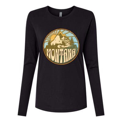 Montana Womens Cotton Relaxed Long Sleeve T-Shirt