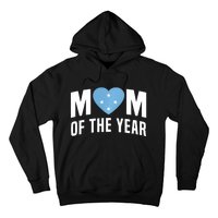 Micronesian Mom Of The Year Cute Micronesia Flag Heart Hoodie