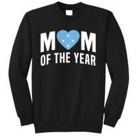 Micronesian Mom Of The Year Cute Micronesia Flag Heart Sweatshirt