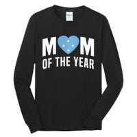 Micronesian Mom Of The Year Cute Micronesia Flag Heart Tall Long Sleeve T-Shirt