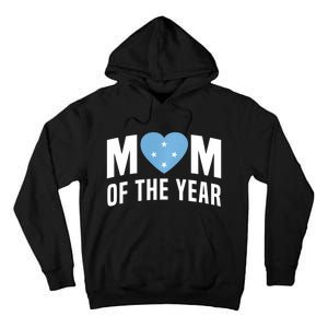 Micronesian Mom Of The Year Cute Micronesia Flag Heart Tall Hoodie