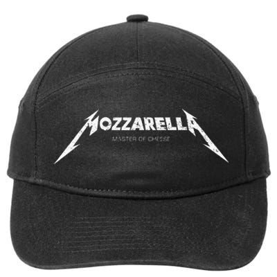 Mozzarella Masters Of Cheese Foodie Chef Baker Cook 7-Panel Snapback Hat