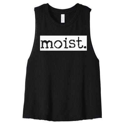 Moist Women's Racerback Cropped Tank