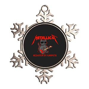 Metallicat Meowster Of Purrpets Funny Cat Metallic Star Ornament