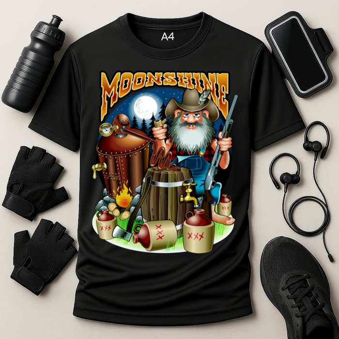 Moonshine Cooling Performance Crew T-Shirt