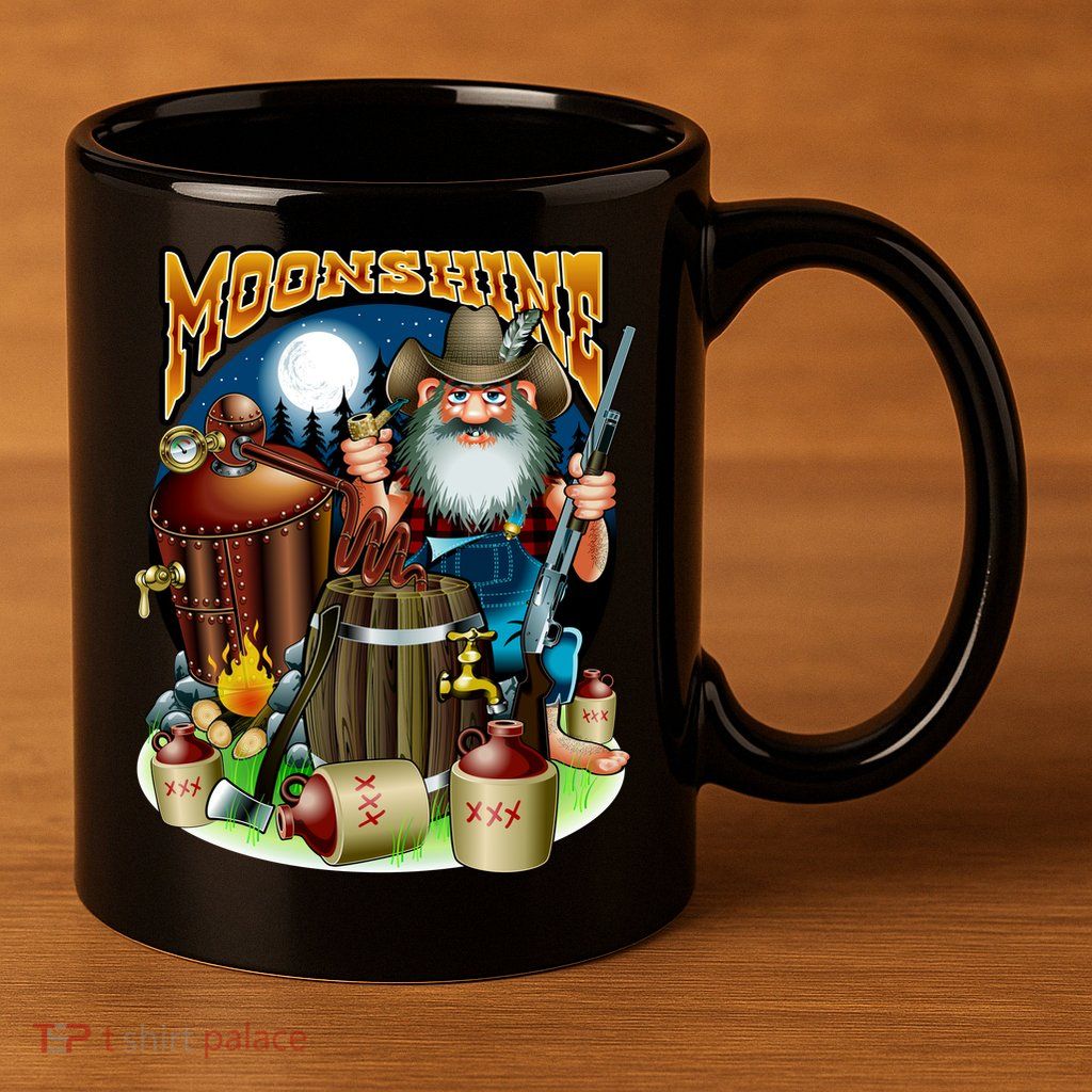 Moonshine 11oz C Handle Ceramic Mug