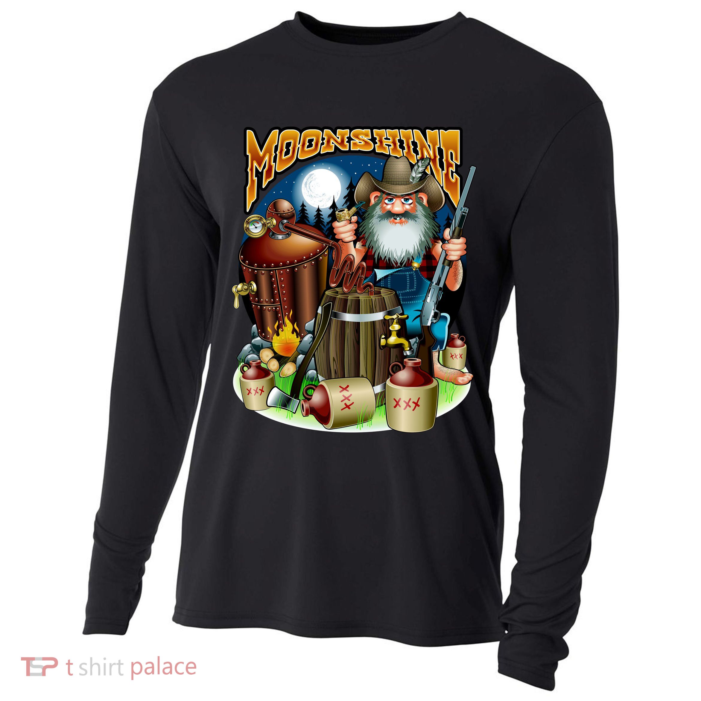 Moonshine Cooling Performance Long Sleeve Crew