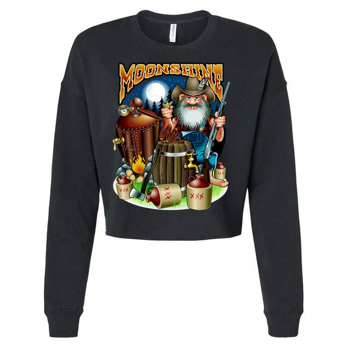 Moonshine Cropped Pullover Crew