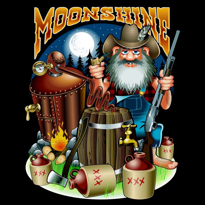 Moonshine Women's V-Neck T-Shirt