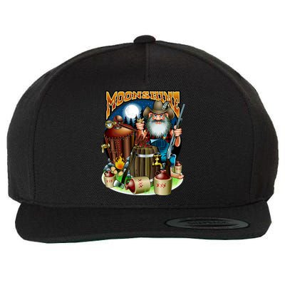 Moonshine Wool Snapback Cap