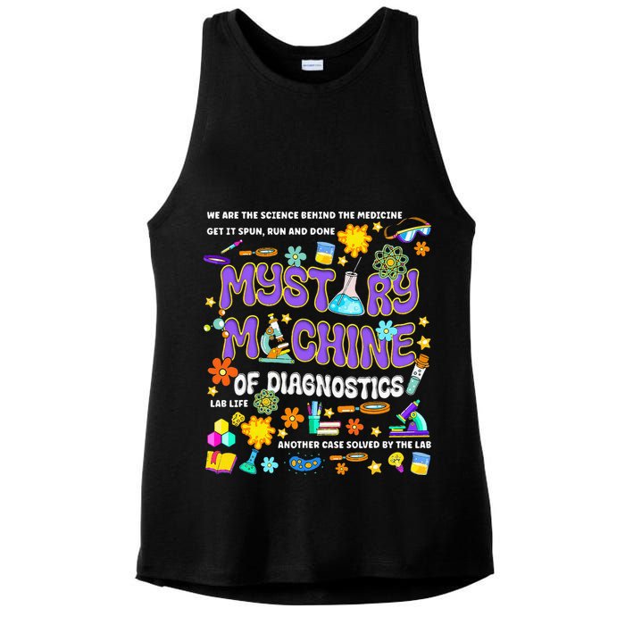 Mystery Machine of Diagnostics Lab Week 2025 Ladies PosiCharge Tri-Blend Wicking Tank