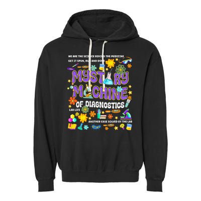 Mystery Machine of Diagnostics Lab Week 2025 Garment-Dyed Fleece Hoodie