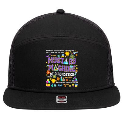 Mystery Machine of Diagnostics Lab Week 2025 7 Panel Mesh Trucker Snapback Hat