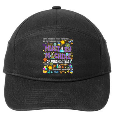 Mystery Machine of Diagnostics Lab Week 2025 7-Panel Snapback Hat