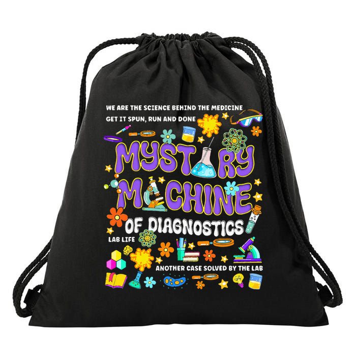 Mystery Machine of Diagnostics Lab Week 2025 Drawstring Bag