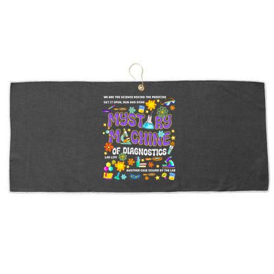 Mystery Machine of Diagnostics Lab Week 2025 Large Microfiber Waffle Golf Towel