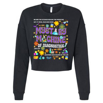 Mystery Machine of Diagnostics Lab Week 2025 Cropped Pullover Crew