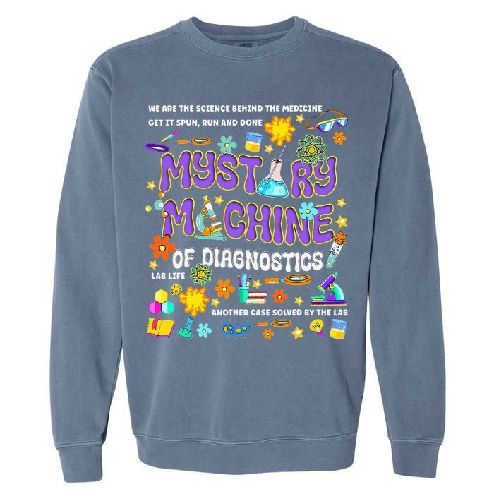 Mystery Machine of Diagnostics Lab Week 2025 Garment-Dyed Sweatshirt