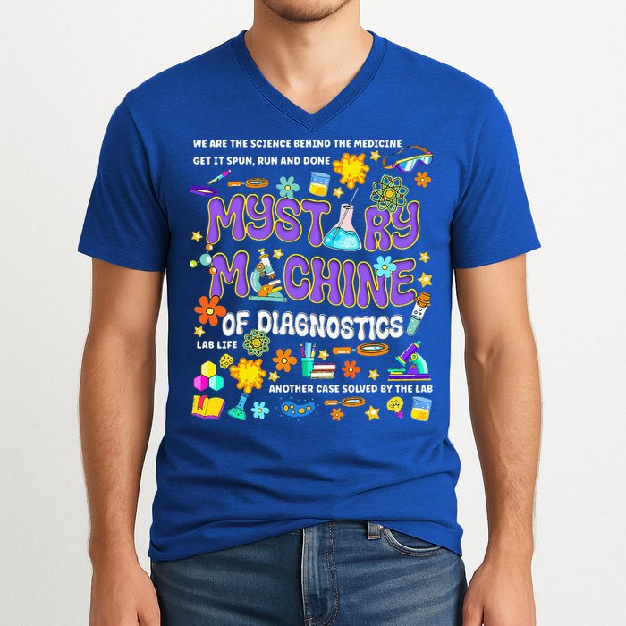 Mystery Machine of Diagnostics Lab Week 2025 V-Neck T-Shirt