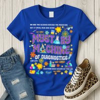 Mystery Machine of Diagnostics Lab Week 2025 Womens T-Shirt
