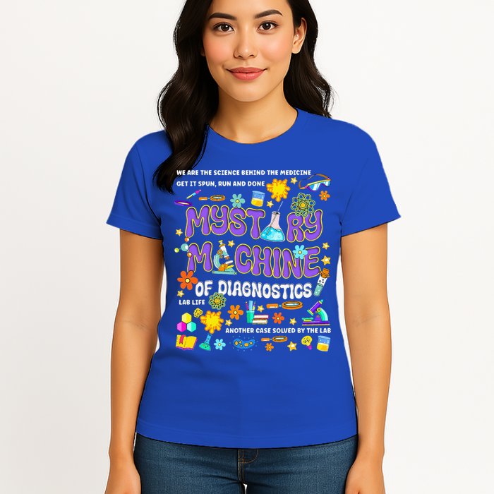 Mystery Machine of Diagnostics Lab Week 2025 Womens T-Shirt