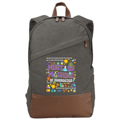 Mystery Machine of Diagnostics Lab Week 2025 Cotton Canvas Backpack