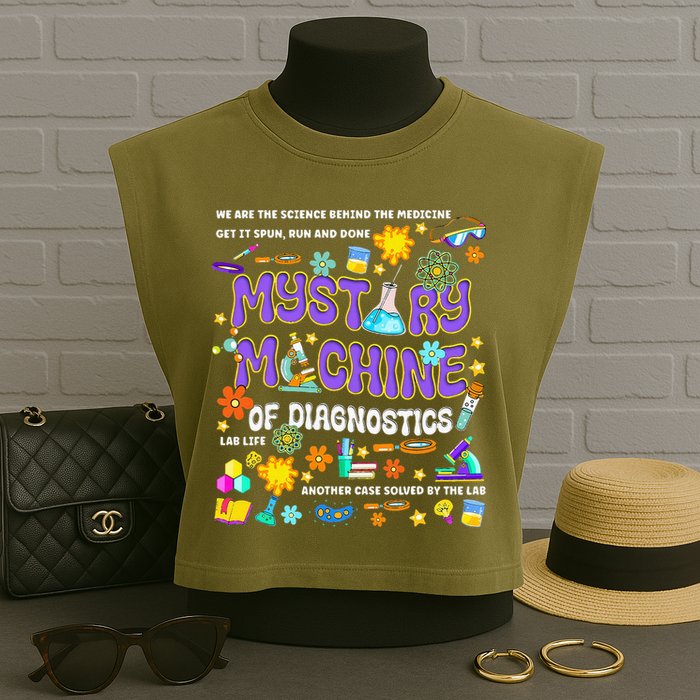 Mystery Machine of Diagnostics Lab Week 2025 Garment-Dyed Women's Muscle Tee