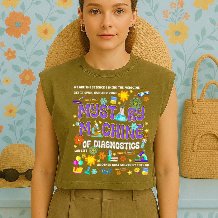 Mystery Machine of Diagnostics Lab Week 2025 Garment-Dyed Women's Muscle Tee