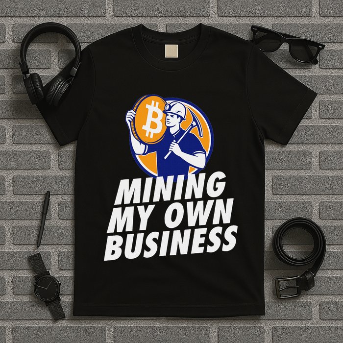 Mining My Own Business Bitcoin Miner T-Shirt