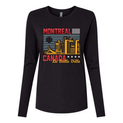 Montreal Womens Cotton Relaxed Long Sleeve T-Shirt