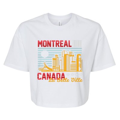 Montreal Bella+Canvas Jersey Crop Tee