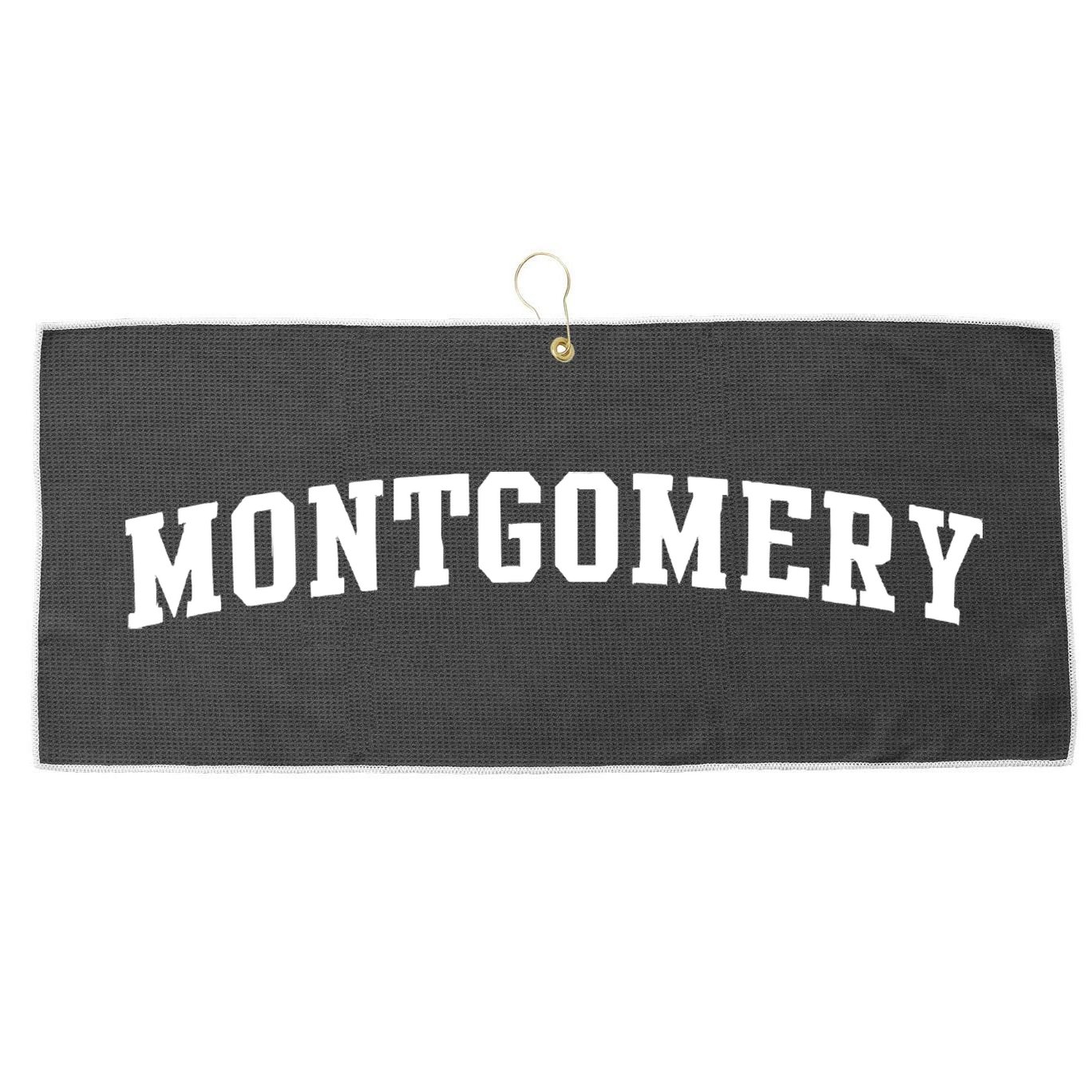 Montgomery Large Microfiber Waffle Golf Towel