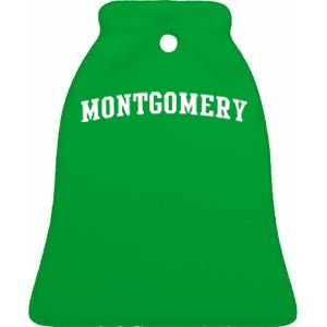 Montgomery Ceramic Bell Ornament