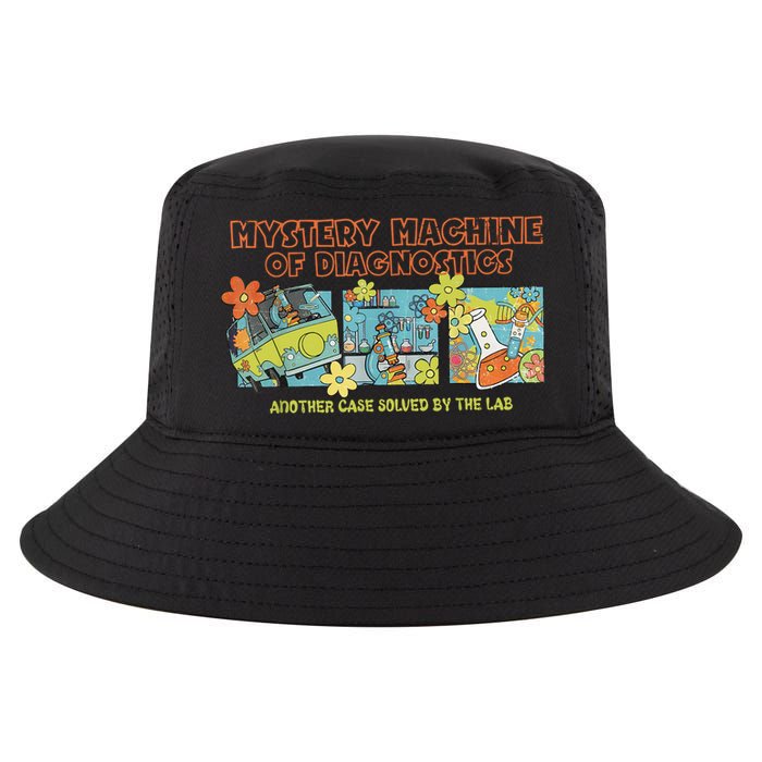Mystery Machine Of Diagnostics Lab Week 2025 Med Lab Tech  Cool Comfort Performance Bucket Hat