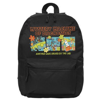 Mystery Machine Of Diagnostics Lab Week 2025 Med Lab Tech  16 in Basic Backpack