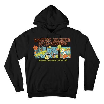 Mystery Machine Of Diagnostics Lab Week 2025 Med Lab Tech  Tall Hoodie