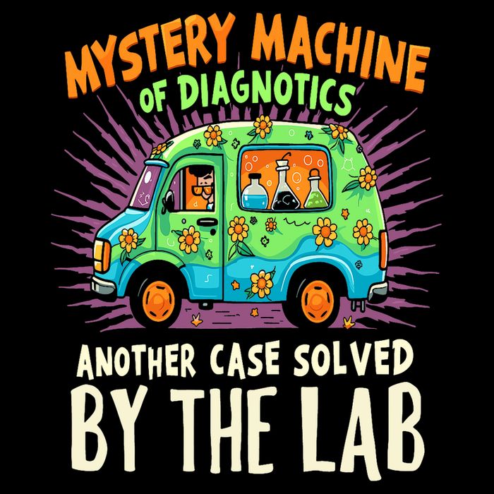 Mystery Machine Of Diagnostics Lab Week 2025 Drawstring Bag