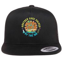 Mystery Machine Of Diagnostics Lab Week 2025 Med Lab Tech Flat Bill Trucker Hat