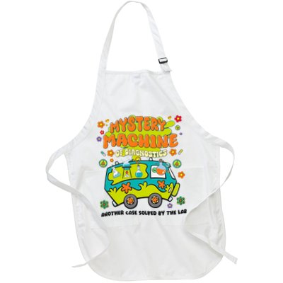 Mystery Machine Of Diagnostics Lab Week 2025 Med Lab Tech Full-Length Apron With Pockets