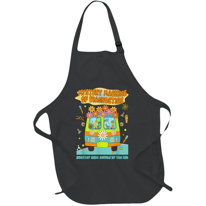  Mystery Machine Of Diagnostics Lab Tech Lab Week 2025  Full-Length Apron With Pockets