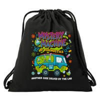 Mystery Machine Of Diagnostics Lab Week 2025 Med Lab Tech Drawstring Bag