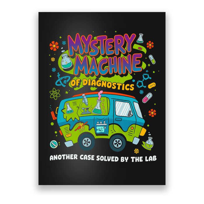 Mystery Machine Of Diagnostics Lab Week 2025 Med Lab Tech Poster