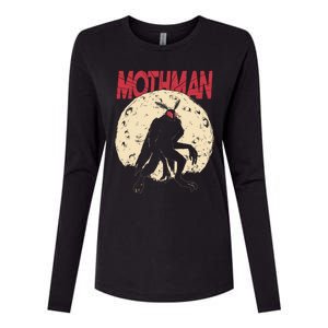 Mothman Womens Cotton Relaxed Long Sleeve T-Shirt