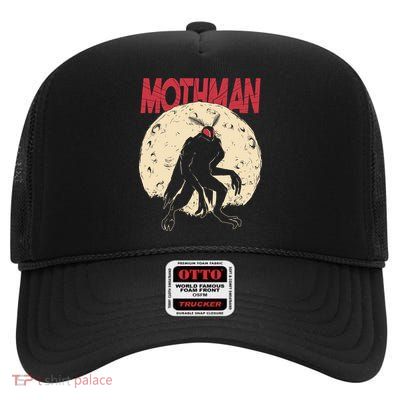 Mothman High Crown Mesh Back Trucker Hat