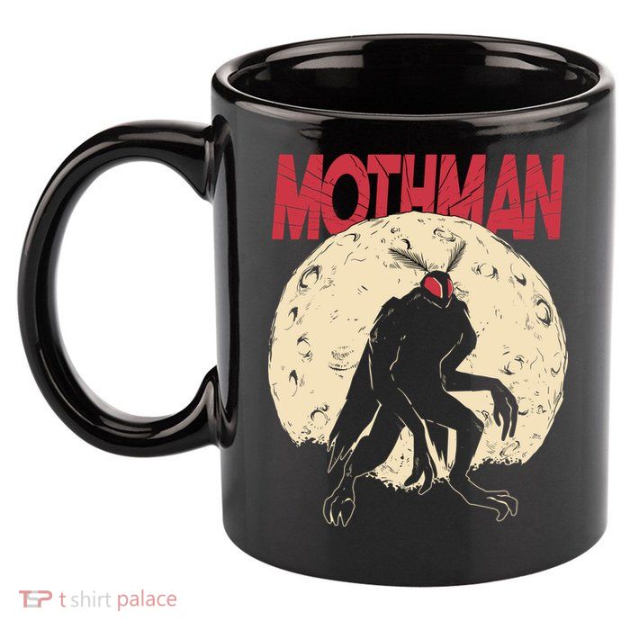 Mothman 11oz C Handle Ceramic Mug