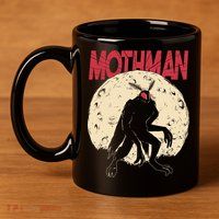 Mothman 11oz C Handle Ceramic Mug